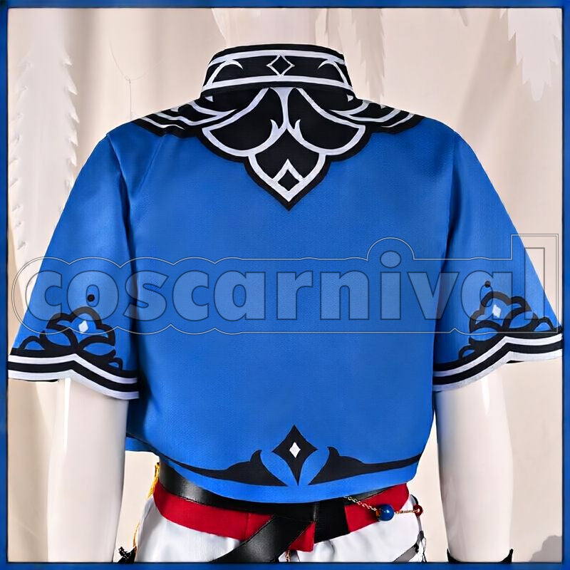 x The Legend of Luo Xiaohei Black Cat Rhapsody Leo Tsukinaga Cosplay cosplay costume from Ensemble Stars!!, back view 2