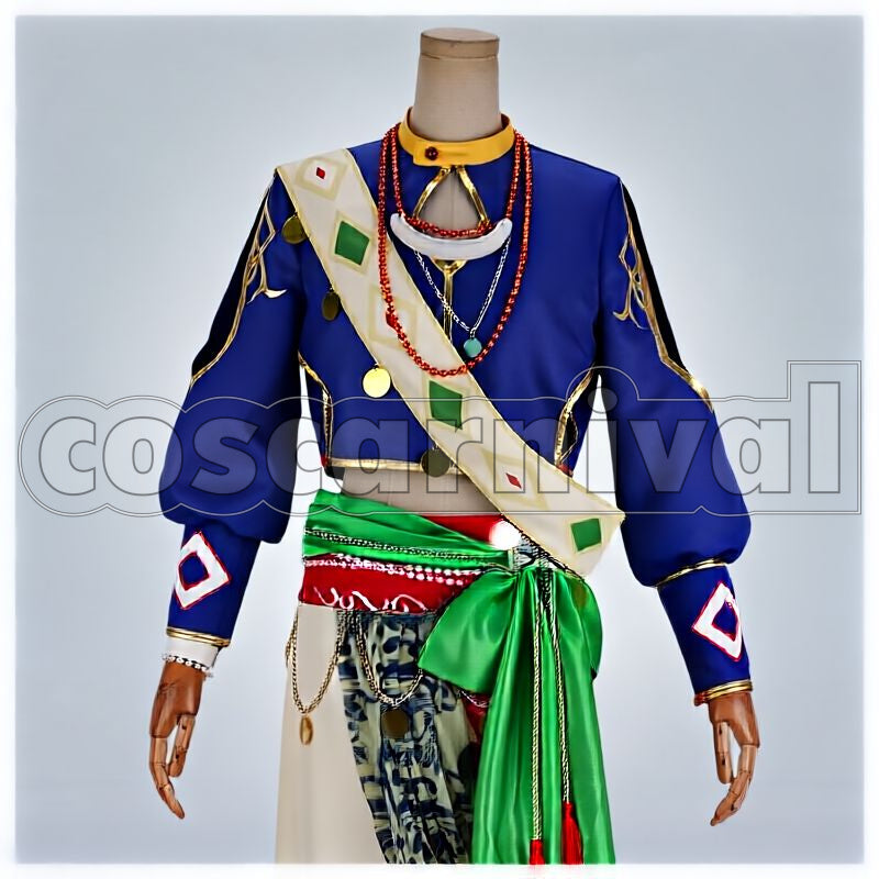 Yuzuru Fushimi Scorching Hot! The Scenery of Southern Lands and Summer Vacation Cosplay cosplay costume from Ensemble Stars!, front view
