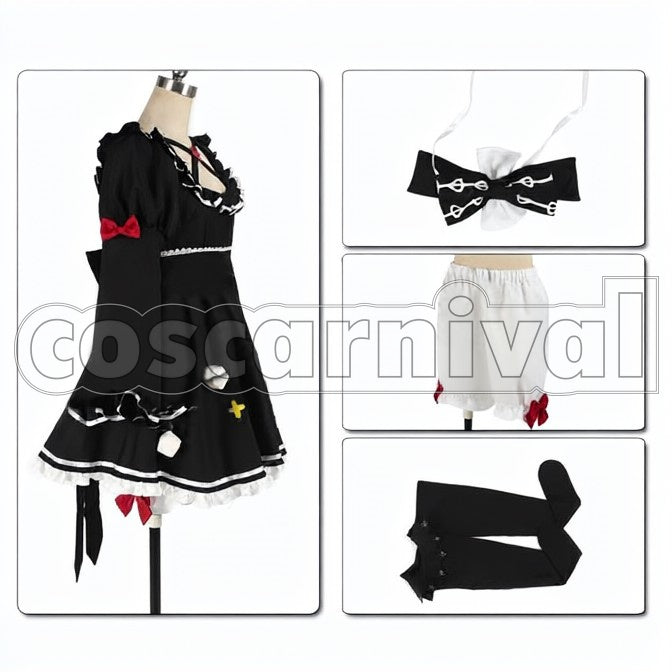 Akari cosplay costume from Fantasista Doll, side view