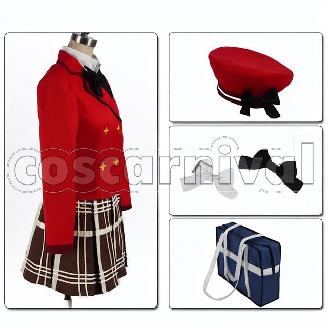 Uzume Uno cosplay costume from Fantasista Doll, side view