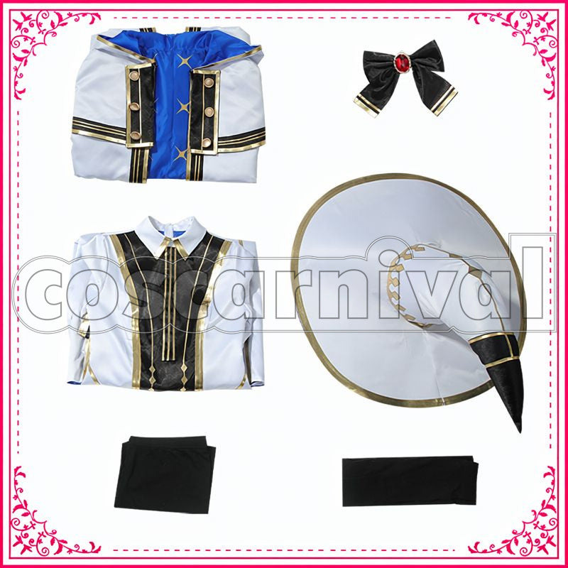 Aesc the Savior the Rain Witch 1st Ascension Cosplay cosplay costume from Fate/Grand Order, set view