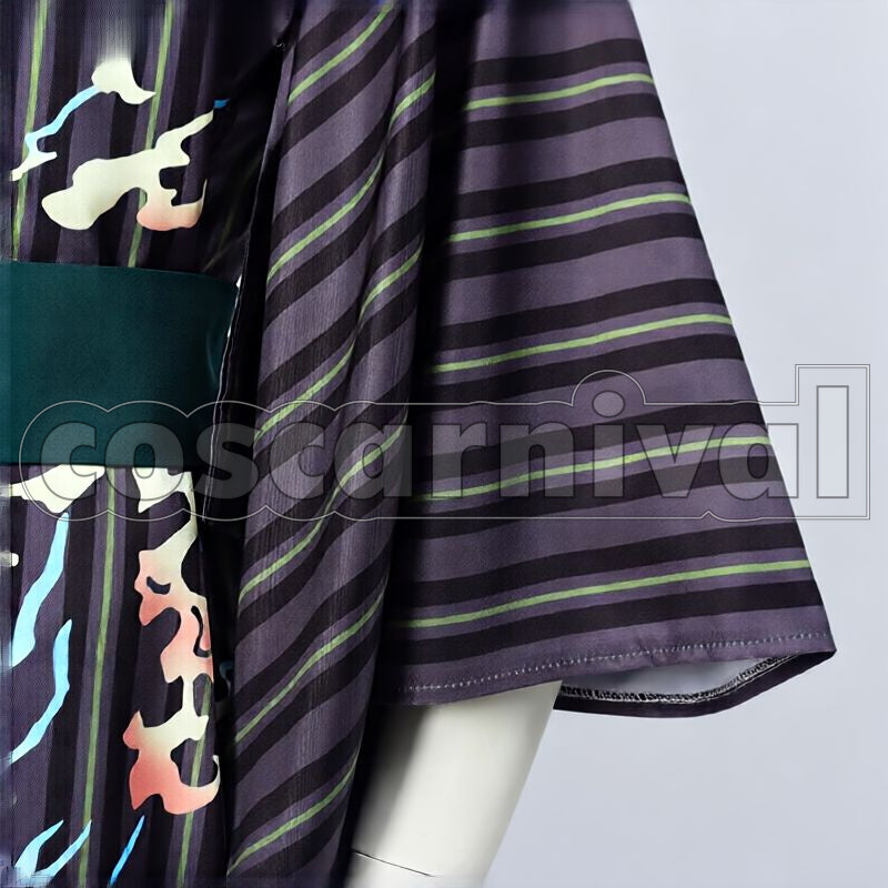 Ashiya Dōman Morning Glory Yukata (Cursed) Cosplay cosplay costume from Fate/Grand Order, detail-3