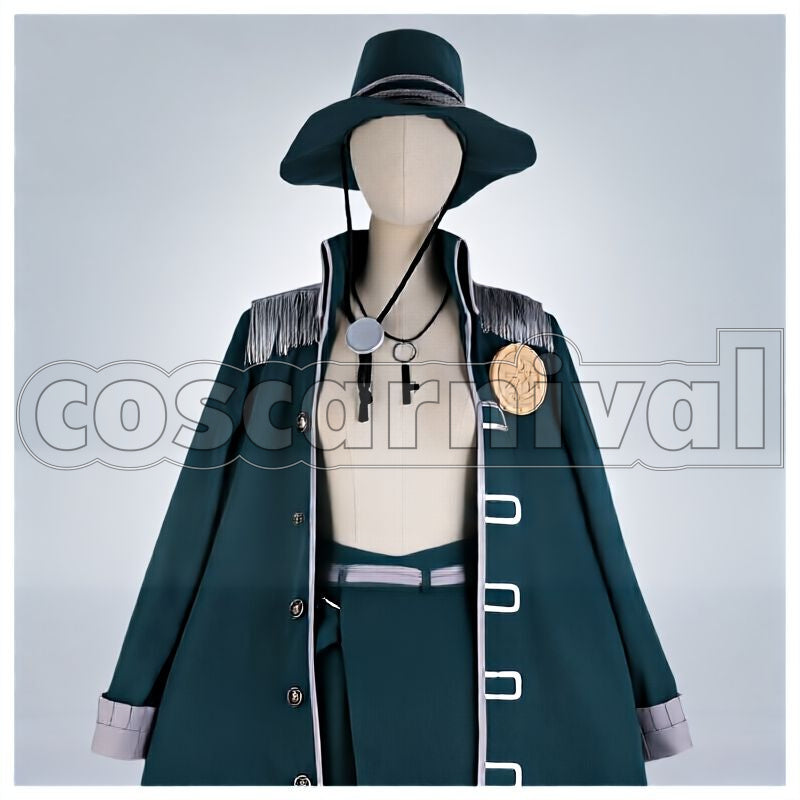 Edmond Dantès Swimsuit Costume Dress Cosplay cosplay costume from Fate/Grand Order, front view 1