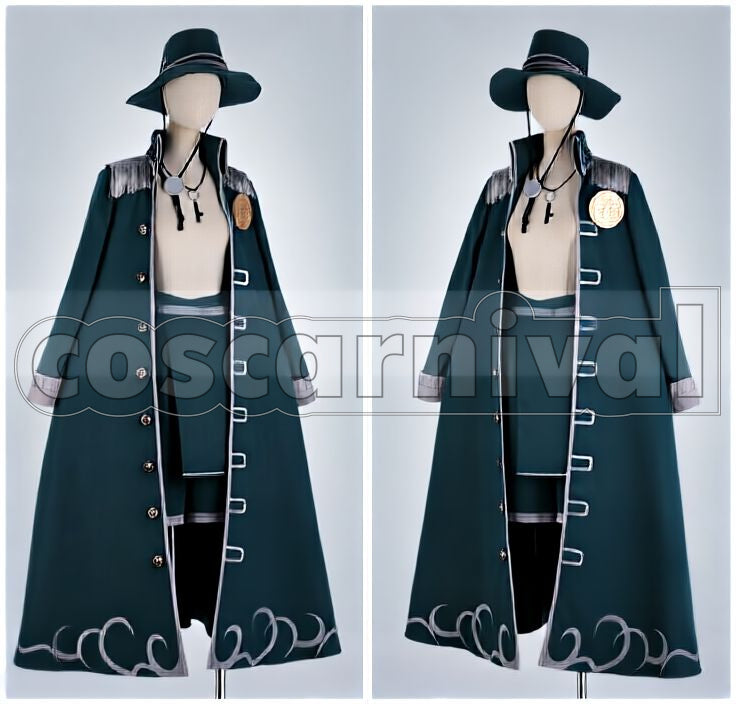 Edmond Dantès Swimsuit Costume Dress Cosplay cosplay costume from Fate/Grand Order, front view 2