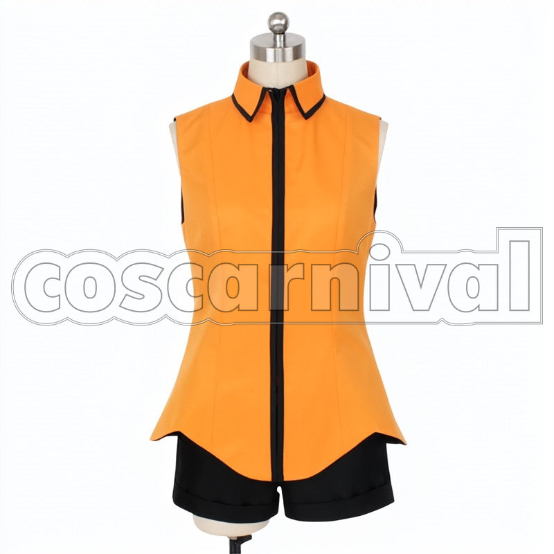 Female Protagonist Atlas Institute cosplay costume from Fate Grand Order, front view 3