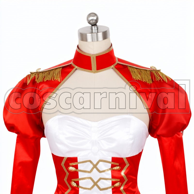fgo Nero Claudius Red Saber cosplay costume from Fate Grand Order, detail-1