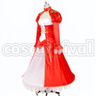 fgo Nero Claudius Red Saber cosplay costume from Fate Grand Order, front view 2