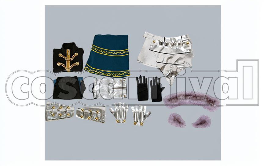 Gawain Final Ascension Cosplay cosplay costume from Fate/Grand Order, set view