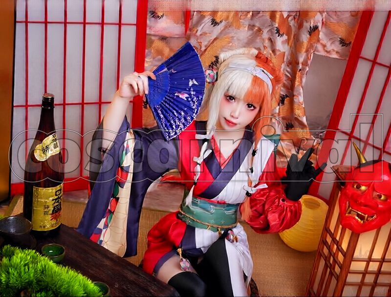 Izumo no Okuni 1st Ascension Cosplay cosplay costume from Fate/Grand Order, front view 5