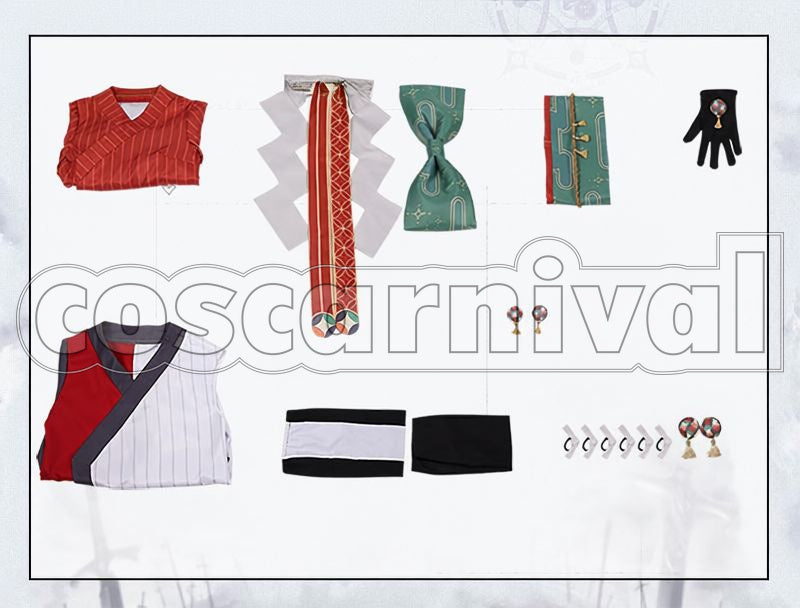 Izumo no Okuni 1st Ascension Cosplay cosplay costume from Fate/Grand Order, set view