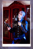 James Moriarty Costume Dress Gray Collar Cosplay cosplay costume from Fate/Grand Order, front view 4