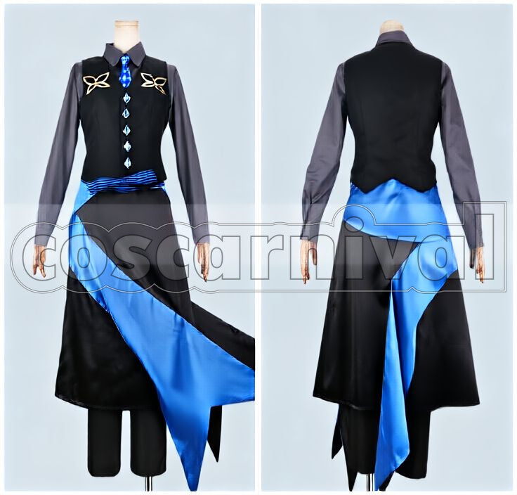 James Moriarty Costume Dress Gray Collar Cosplay cosplay costume from Fate/Grand Order, detail-1