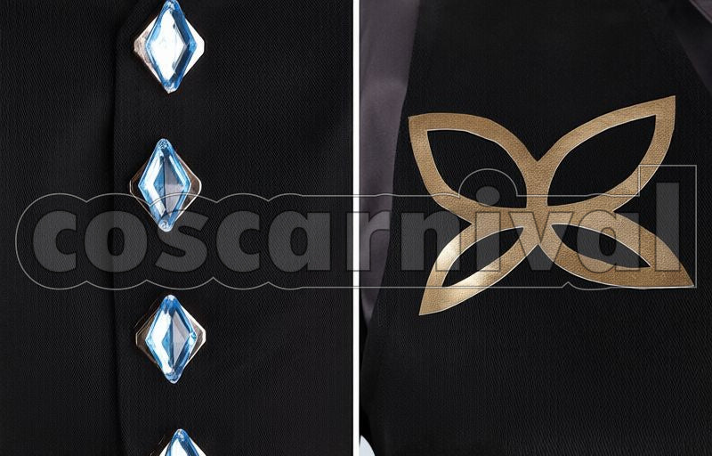 James Moriarty Costume Dress Gray Collar Cosplay cosplay costume from Fate/Grand Order, detail-4