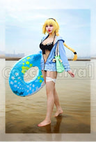 Jeanne d'Arc Swimsuit Cosplay cosplay costume from Fate/Grand Order, front view 3