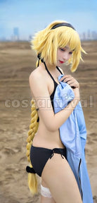 Jeanne d'Arc Swimsuit Cosplay cosplay costume from Fate/Grand Order, side view 2