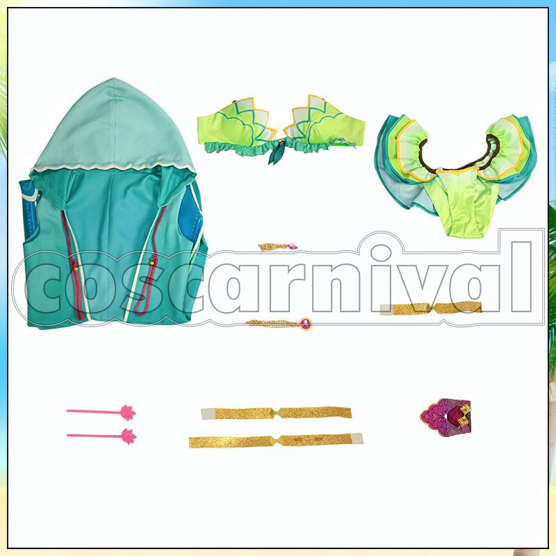 Kama (Avenger) Swimsuit 2nd Ascension Cosplay cosplay costume from Fate/Grand Order, set view