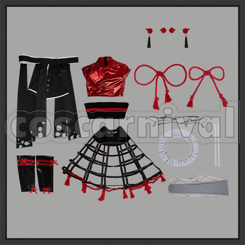Kashin Koji Cosplay cosplay costume from Fate/Grand Order, set view