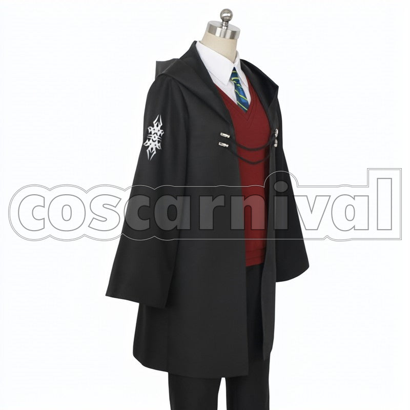 Male Protagonist Mages Association cosplay costume from Fate Grand Order, side view