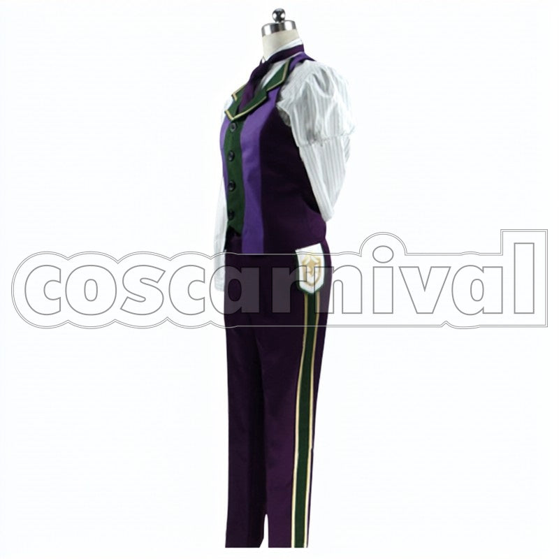 Male Protagonist Atlas Institute cosplay costume from Fate Grand Order, side view