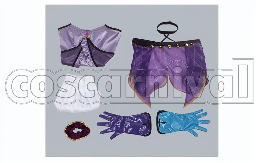 Medea (Lily) Cosplay cosplay costume from Fate/Grand Order, set view