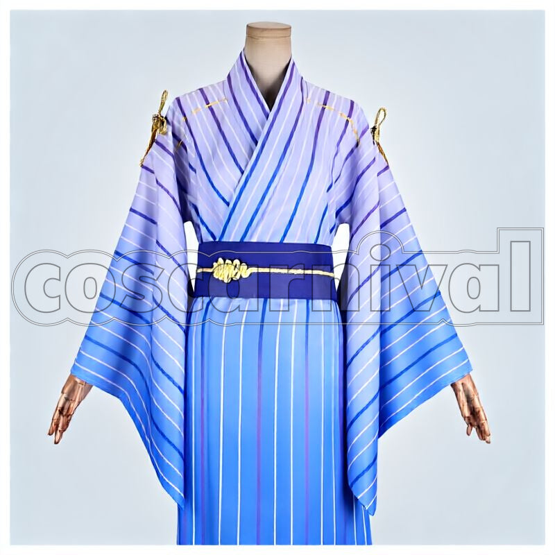 Merlin FGO x Google Play Yukata Cosplay cosplay costume from Fate/Grand Order, front view 1