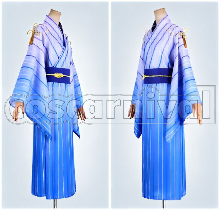 Merlin FGO x Google Play Yukata Cosplay cosplay costume from Fate/Grand Order, front view 2