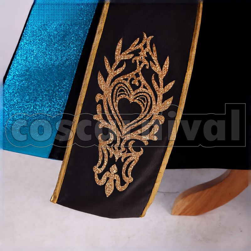 Morgan The Winter Queen (with Crown) Cosplay cosplay costume from Fate/Grand Order, detail-4