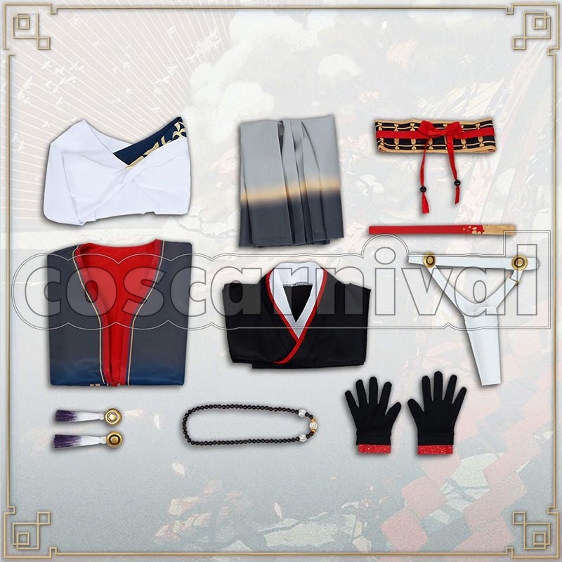 Okada Izō Absolutely Cool Haori and Hakama Cosplay cosplay costume from Fate/Grand Order, set view