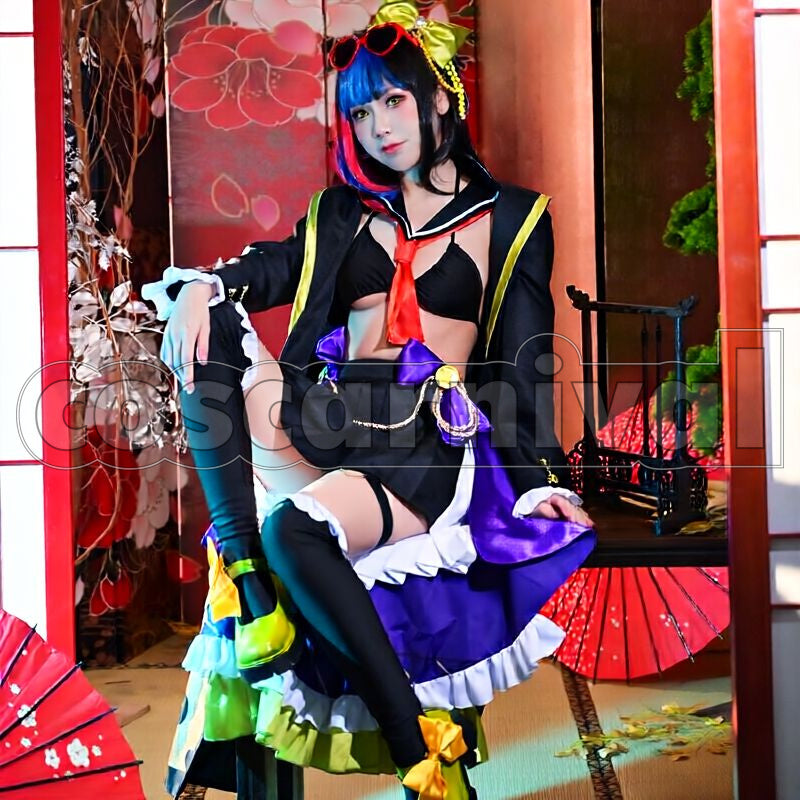 Sei Shōnagon (Berserker) Swimsuit 3rd Ascension Cosplay cosplay costume from Fate/Grand Order, front view 1