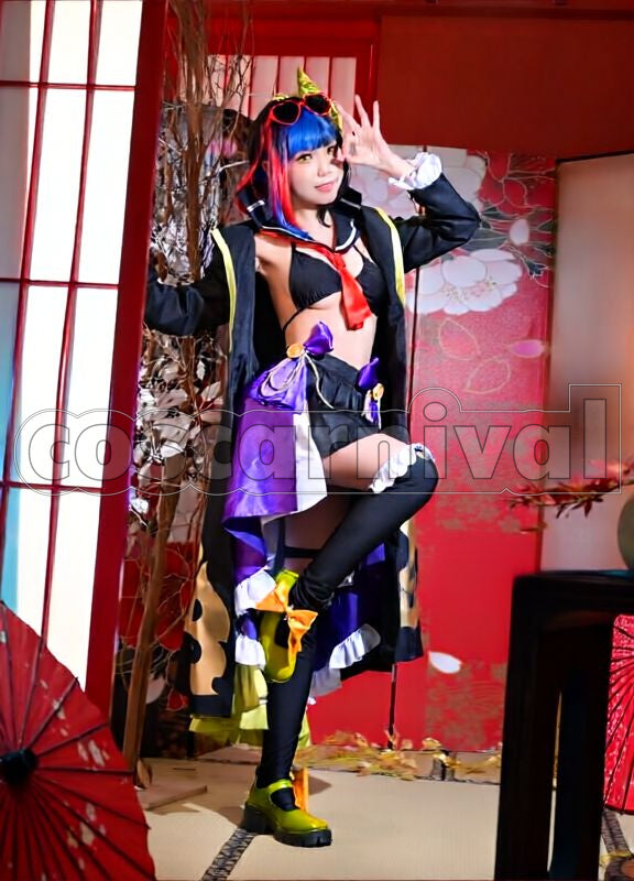 Sei Shōnagon (Berserker) Swimsuit 3rd Ascension Cosplay cosplay costume from Fate/Grand Order, front view 3