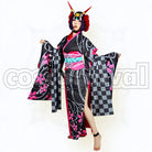 Shuten Dōji Assassin Costume Dress Song of Cherry Blossoms in Full Glory Cosplay cosplay costume from Fate/Grand Order, front view 2