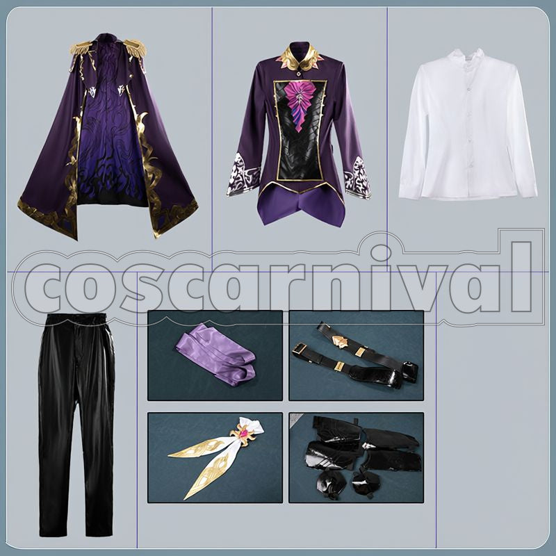 The Count of Monte Cristo 2nd Ascension Cosplay cosplay costume from Fate/Grand Order, set view
