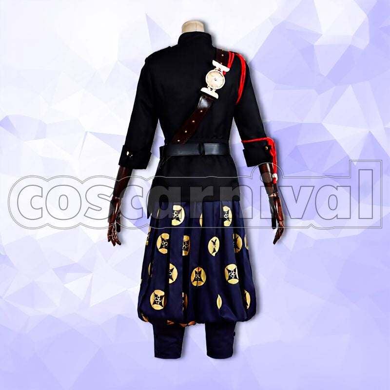 Watanabe no Tsuna Saber Naraka Mandala Heian-kyo Thunderous Flash 2nd Ascension Cosplay cosplay costume from Fate/Grand Order, back view 2