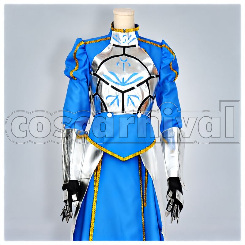 Saber Battle Outfit Full Set Cosplay cosplay costume from Fate/Zero, front view