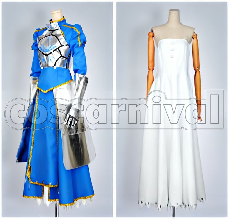 Saber Battle Outfit Full Set Cosplay cosplay costume from Fate/Zero, set view 1