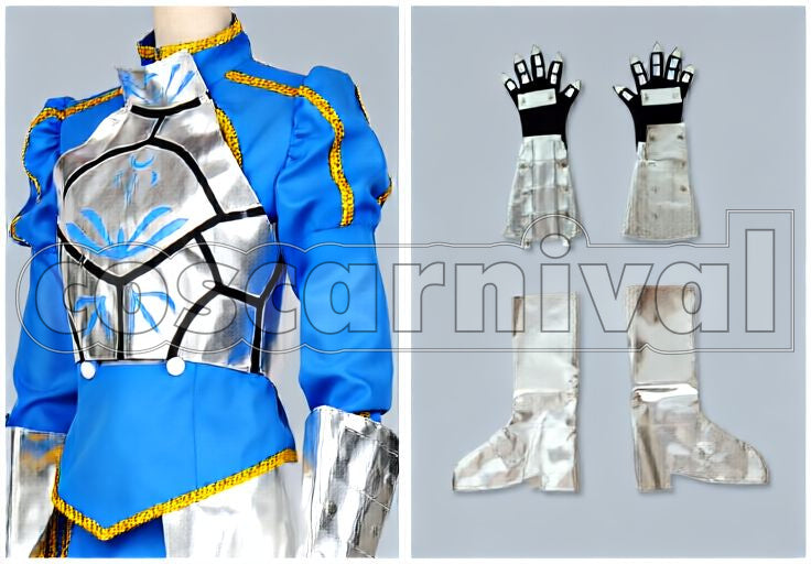 Saber Battle Outfit Full Set Cosplay cosplay costume from Fate/Zero, set view 2