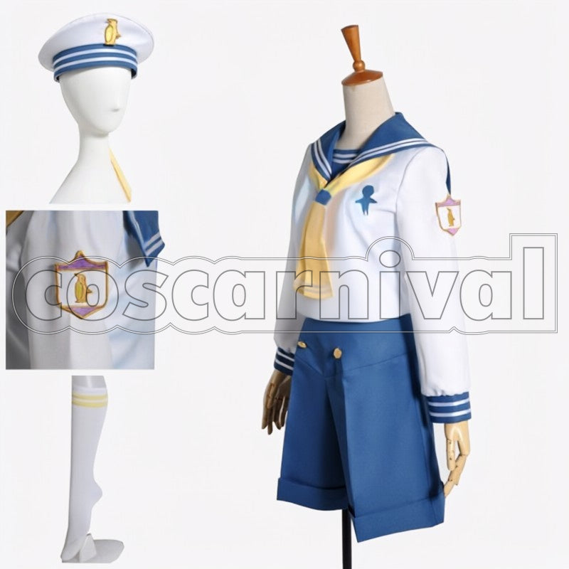 Nagisa Hazuki cosplay costume from Free!, side view