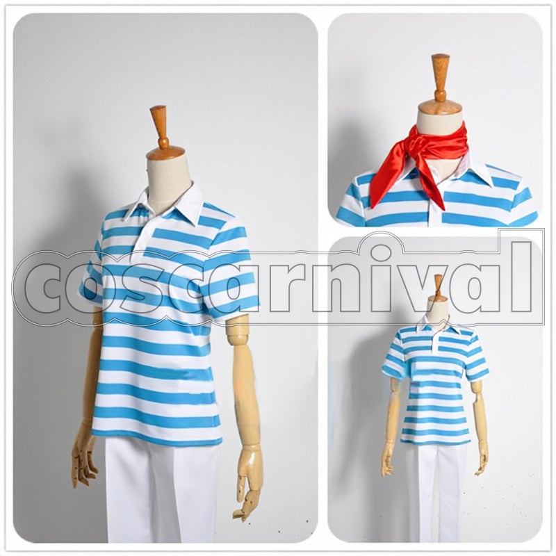 Haruka Nanase Sailor cosplay costume from Free! Bessatsu spoon.2Di, front view 2