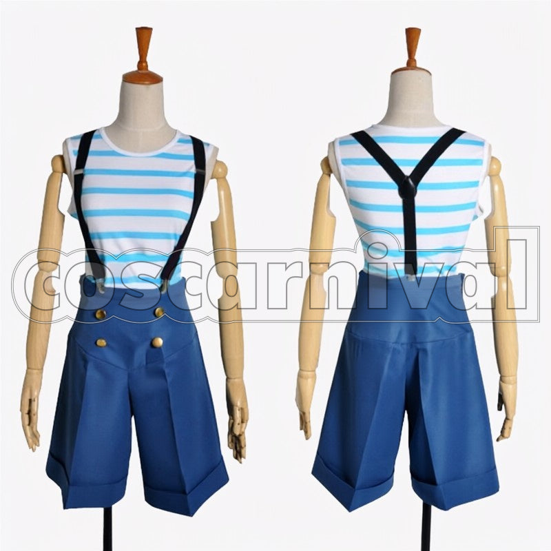Haruka Nanase Sailor cosplay costume from Free! Bessatsu spoon.2Di, front view 2