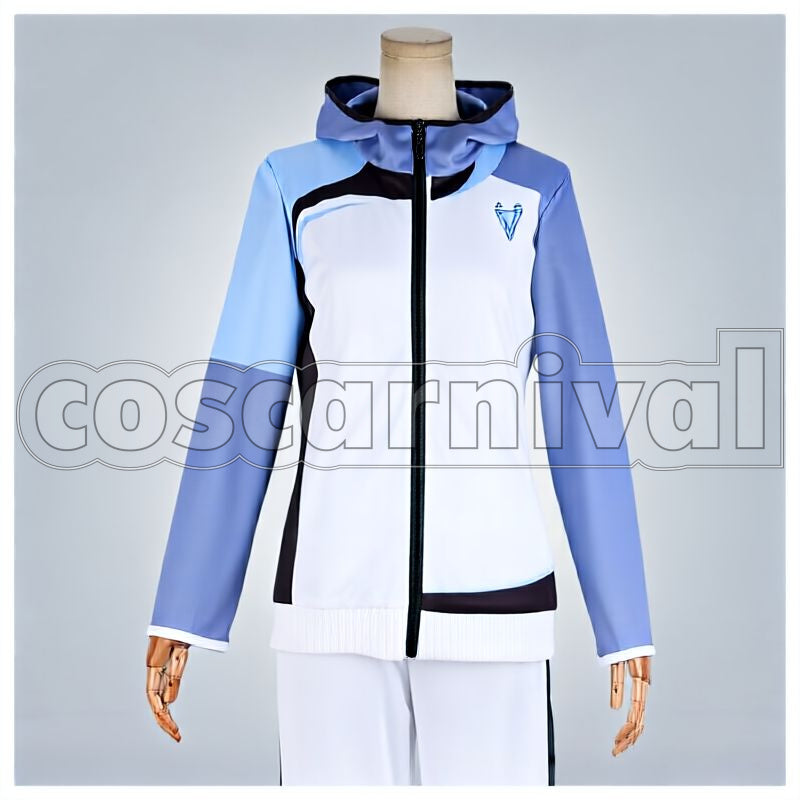 -Dive to the Future- Ikuya Kirishima, Hiyori Tono Shimogami University Jersey Cosplay cosplay costume from Free!, front view 1