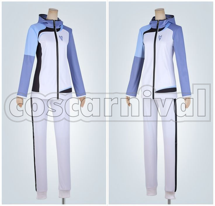 -Dive to the Future- Ikuya Kirishima, Hiyori Tono Shimogami University Jersey Embroidered Version Cosplay cosplay costume from Free!, front view 2