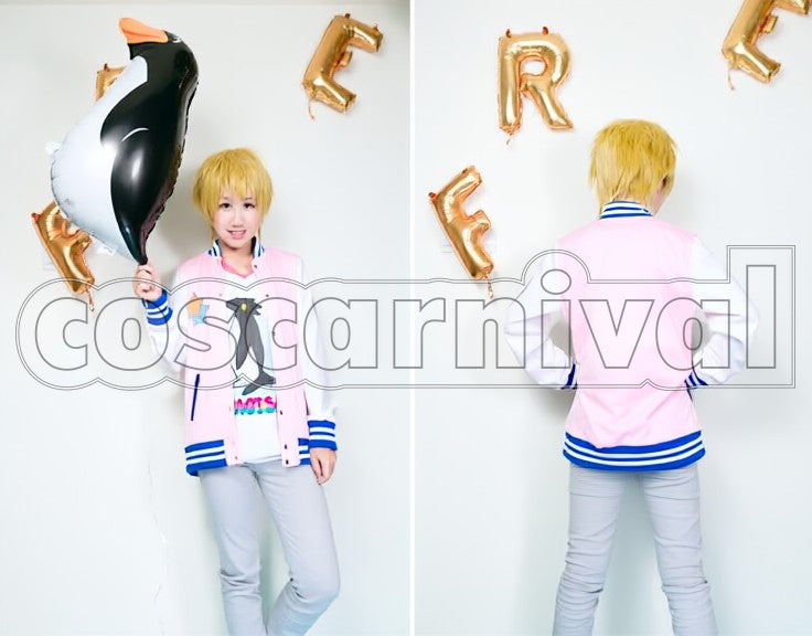 Hazuki cosplay costume from Free! Ending Nagisa, front view 3
