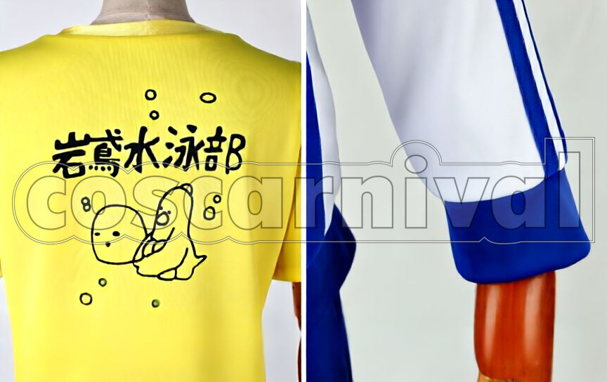 -Eternal Summer- Haruka Nanase, Makoto Tachibana Lawson Season 2 Commemorative Jersey Cosplay cosplay costume from Free!, commemorative jersey 38462 detail view 3