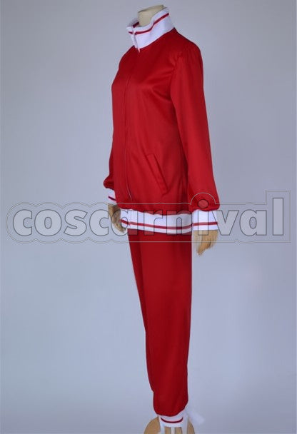 Nagisa Hazuki Red cosplay costume from Free! Gou Matsuoka, side view
