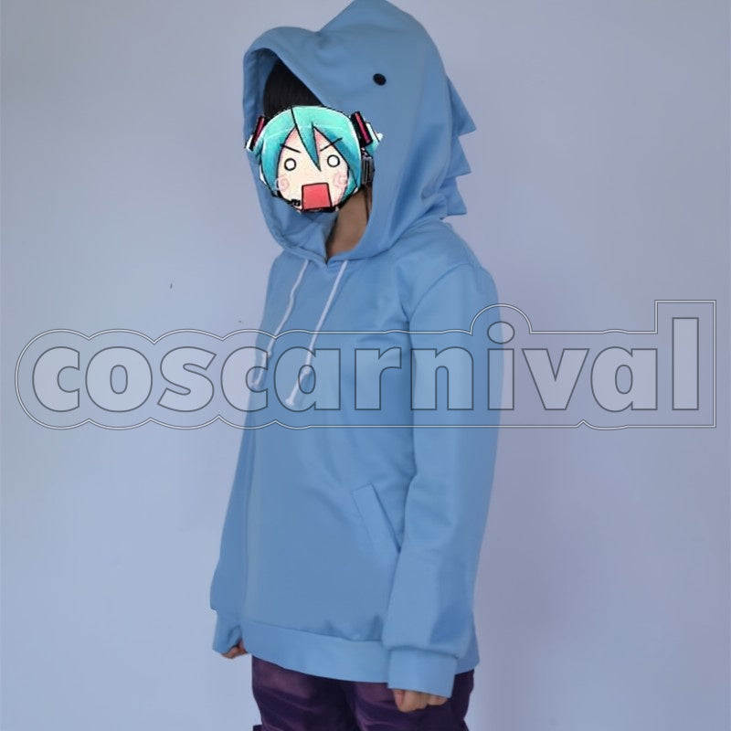 Dolphin cosplay costume from Free! Haruka Nanase, side view