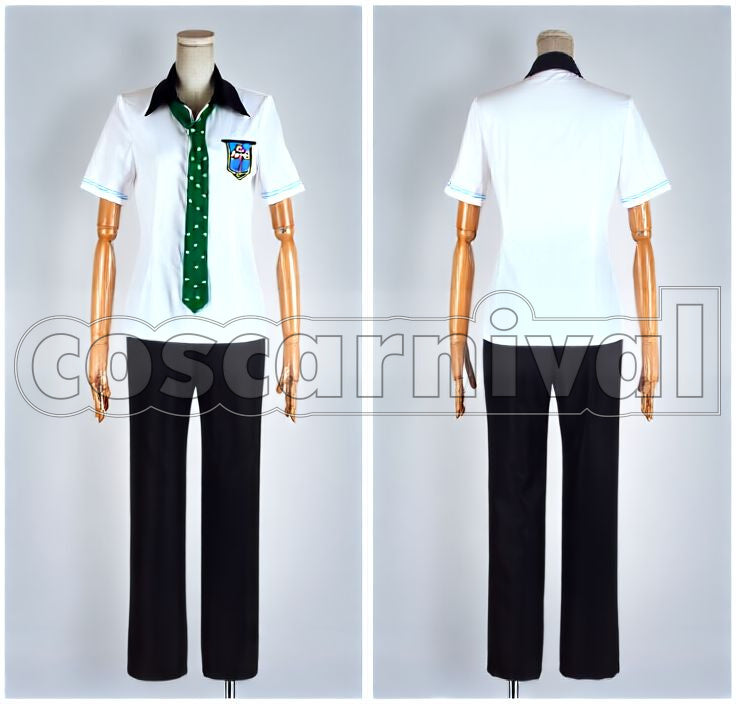 Haruka Nanase, Makoto Tachibana Summer School Uniform Cosplay cosplay costume from Free!, detail-1