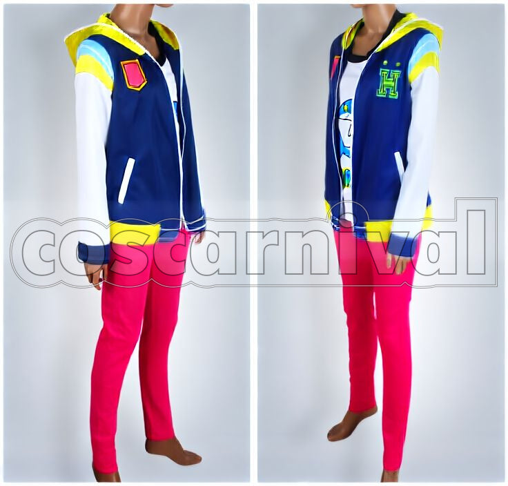 Haruka Nanase SPLASH FREE ED Casual Cosplay cosplay costume from Free!, front view 2