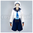 Haruka Nanase Swim Club SPLASH FREE ED Childhood Sailor Cosplay cosplay costume from Free!, front view 1