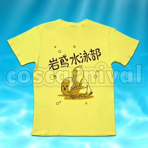 School Swim Club T-Shirt cosplay costume from Free! Iwatobi High, back view