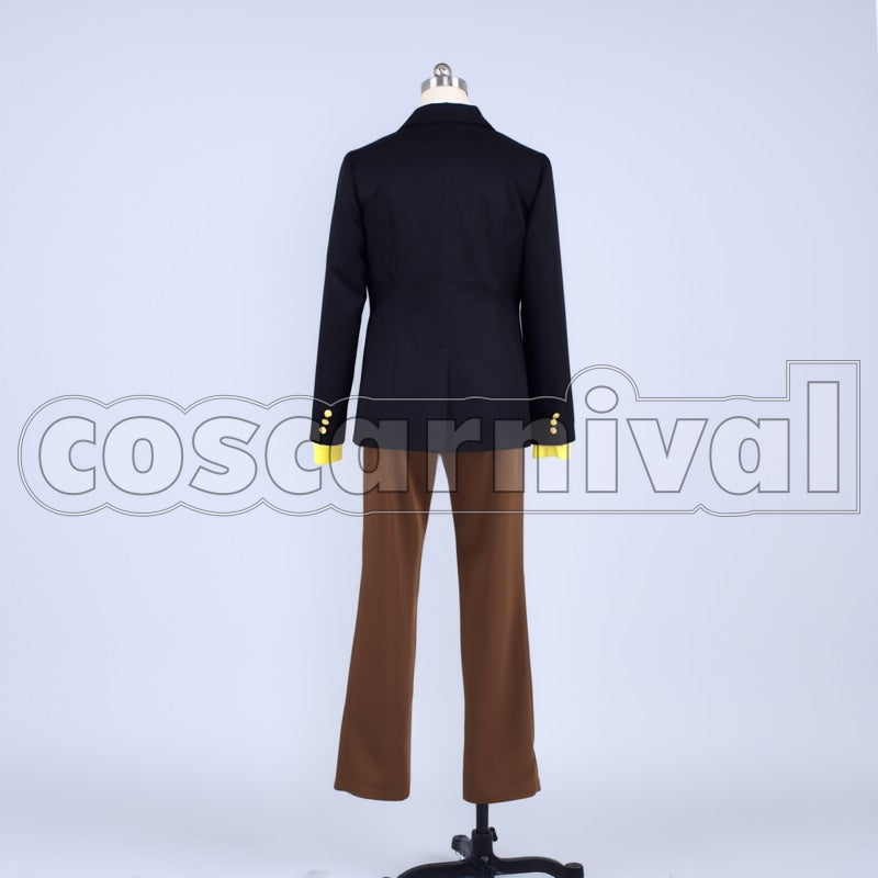 School Nagisa Hazuki cosplay costume from Free! Iwatobi High, back view